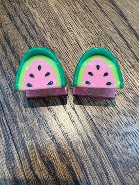 Crewcuts watermelon hair clips